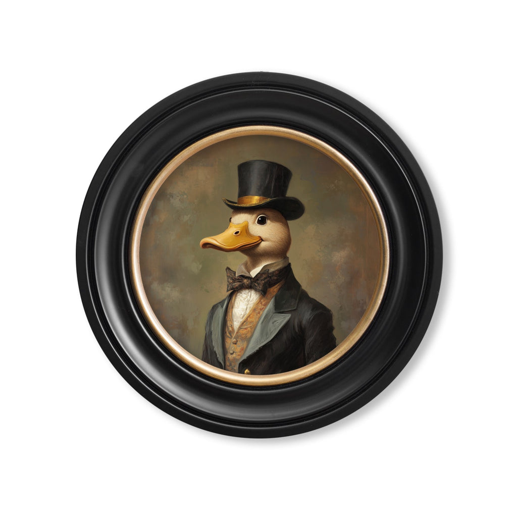 Captain Quackmore - Oxford round frame
