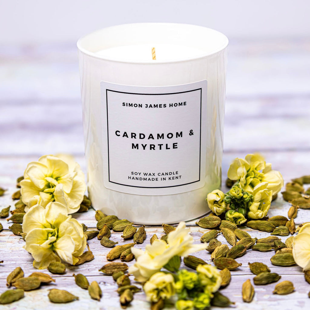 Cardamom & Myrtle Candle - Handmade Soy Wax - Miola
