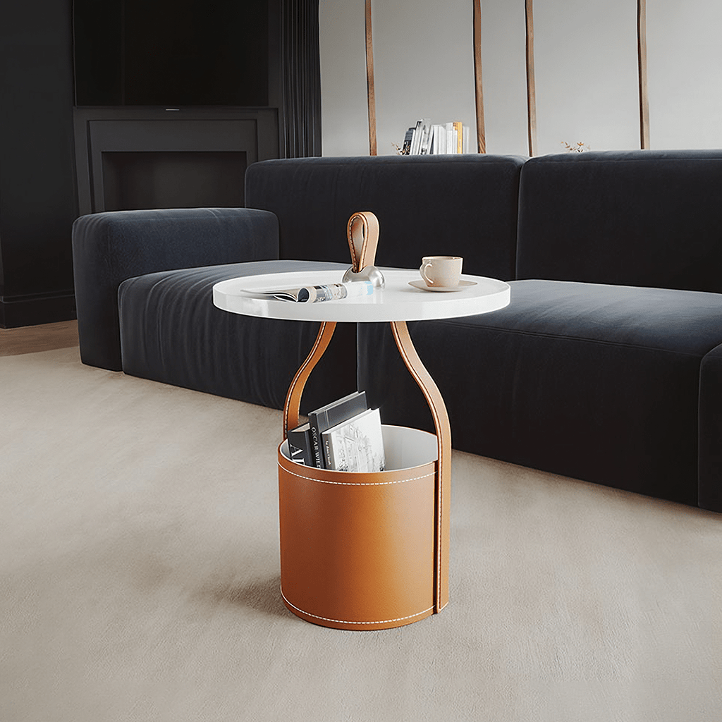 Edwina Side Table With Storage, Small - Miola