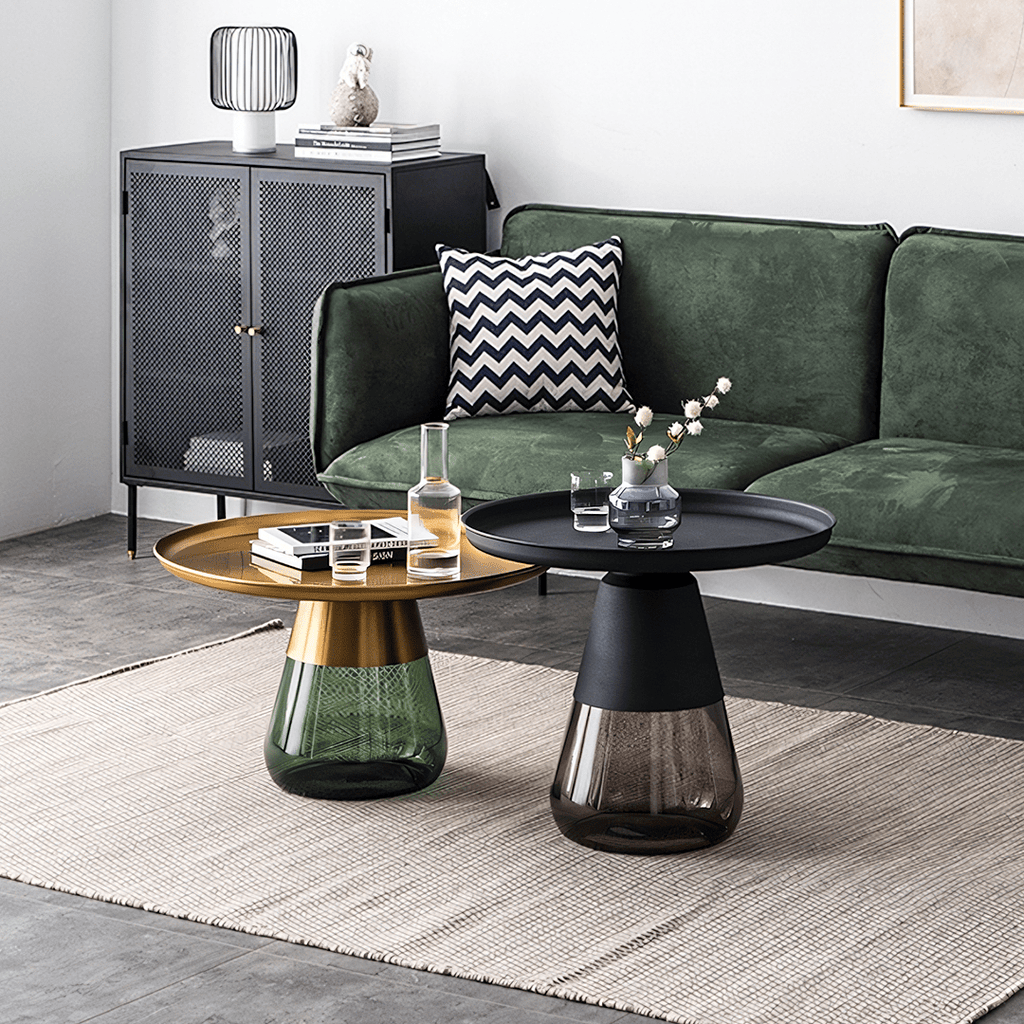 Eros Coffee Table, Glass - Miola