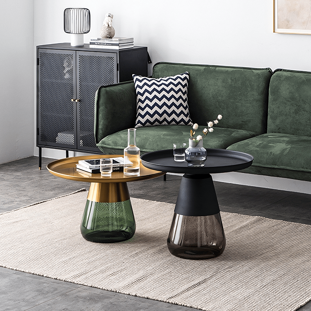 Eros Coffee Table, Glass - Miola