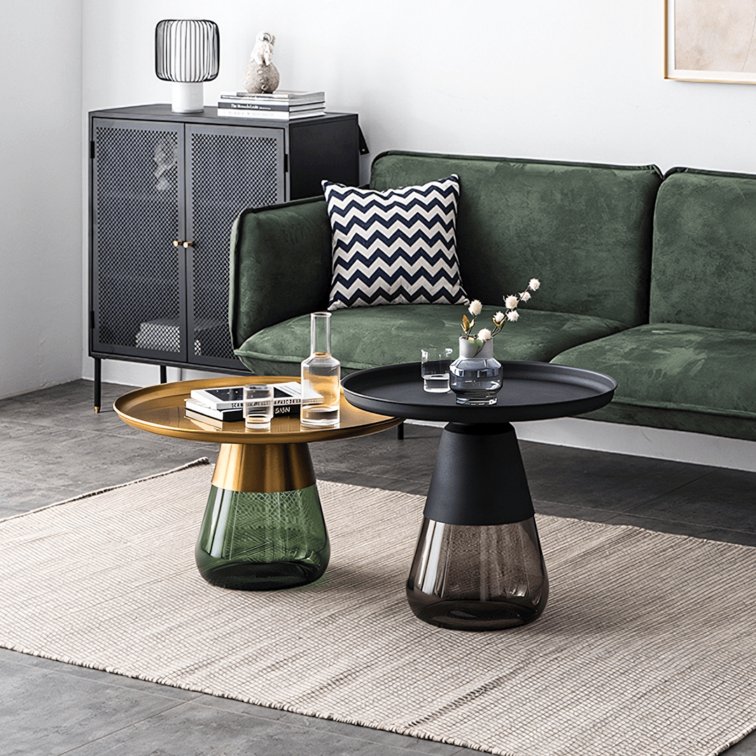 Eros Coffee Table, Glass - Miola