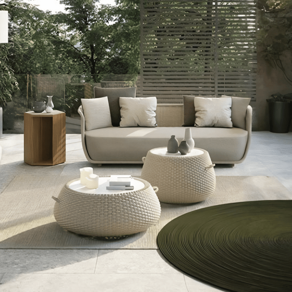 Eusden Rattan Outdoor Sofa Set, Outdoor Furniture - Miola