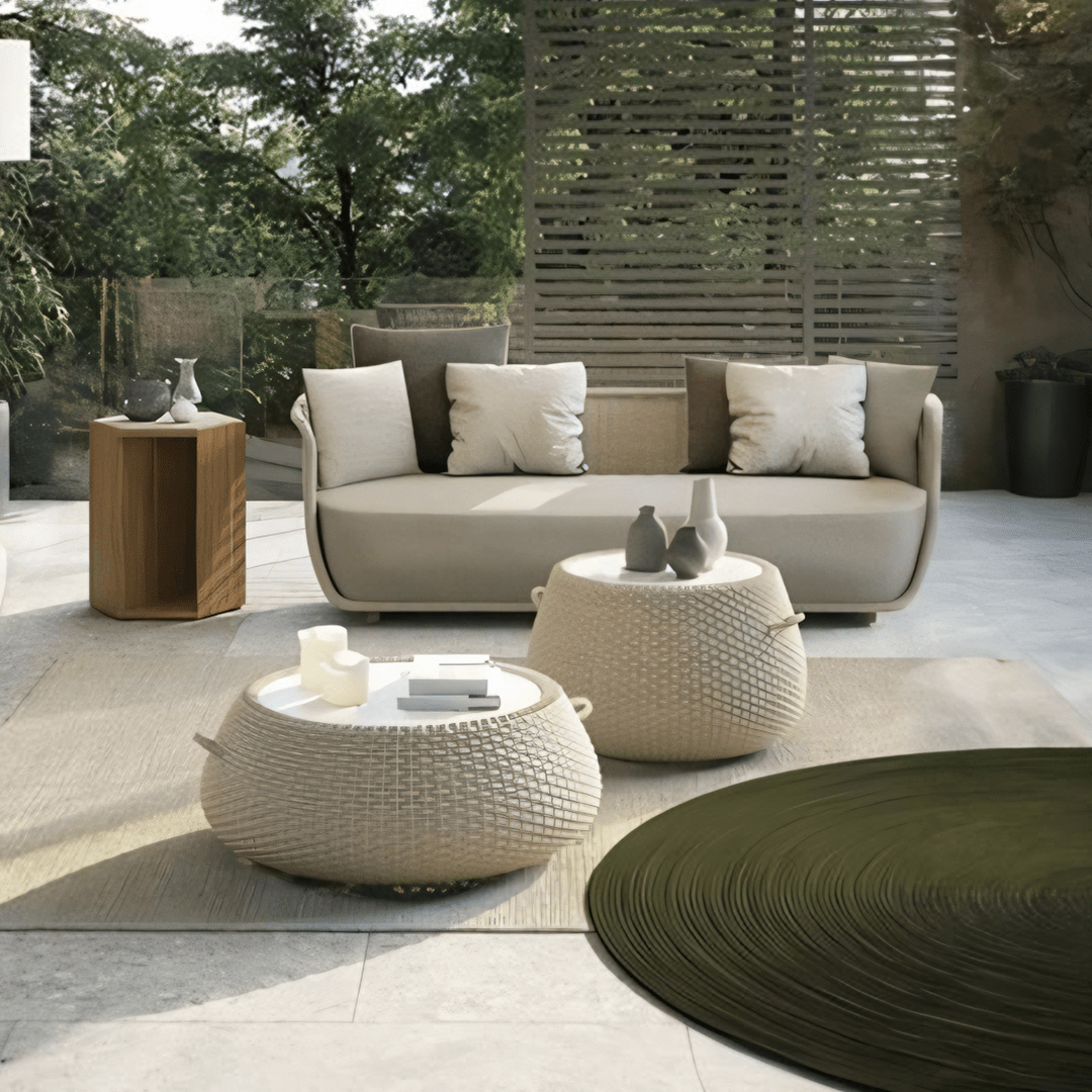 Eusden Rattan Outdoor Sofa Set, Outdoor Furniture - Miola