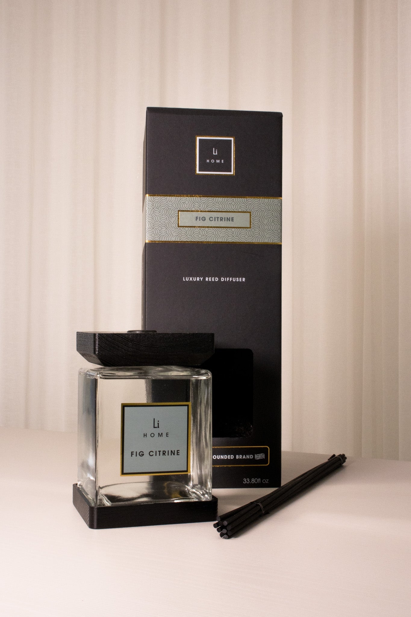 Luxury Square Diffuser - Fig Citrine - Miola