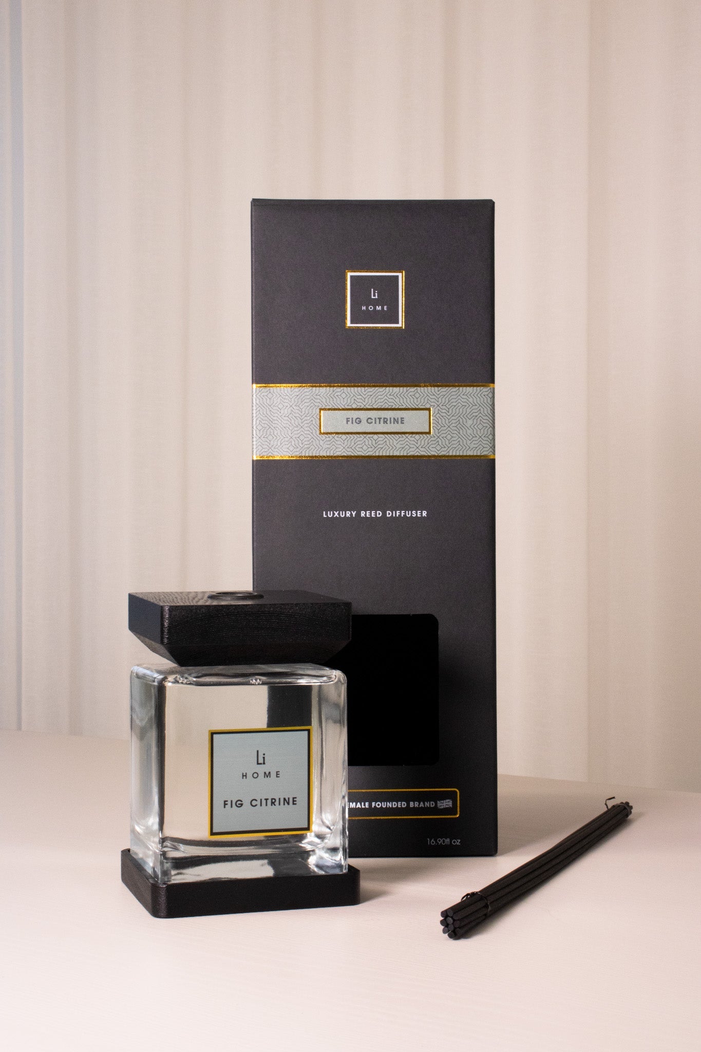 Luxury Square Diffuser - Fig Citrine - Miola