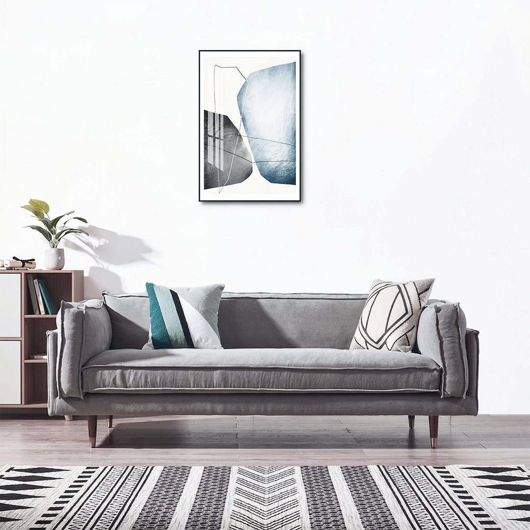 Finnegan Two Seater Sofa, Linen - Miola