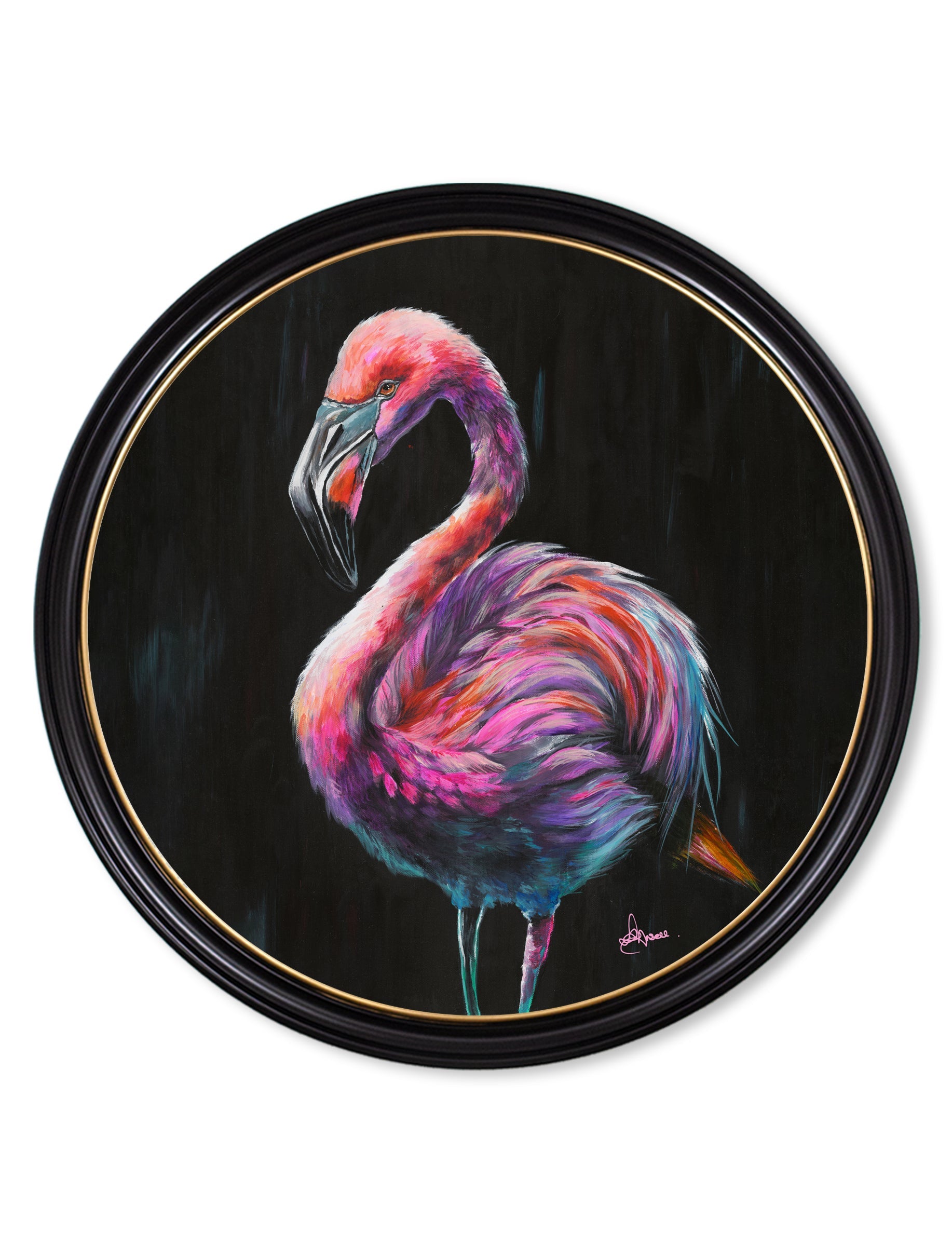 Flamingo Print 'Florrie'