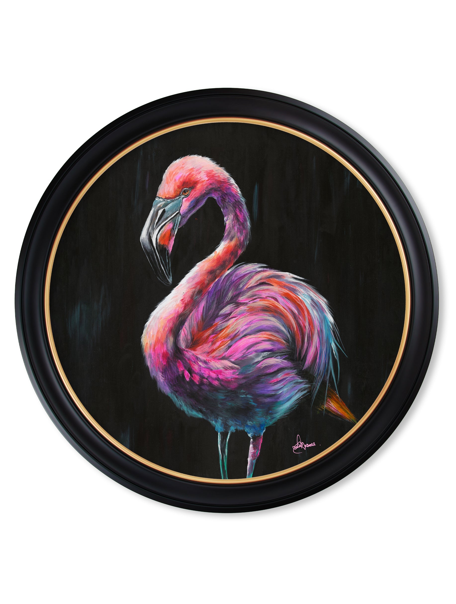 Flamingo Print 'Florrie'