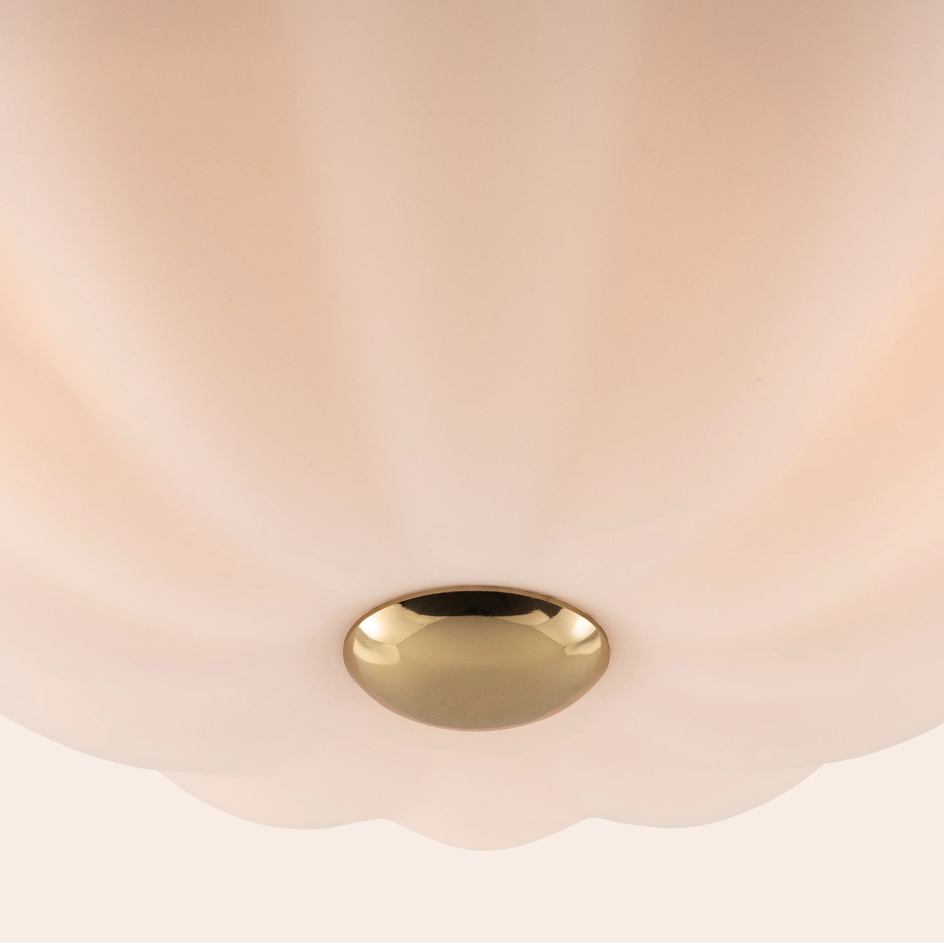 White Flower Flush Ceiling Light - Miola