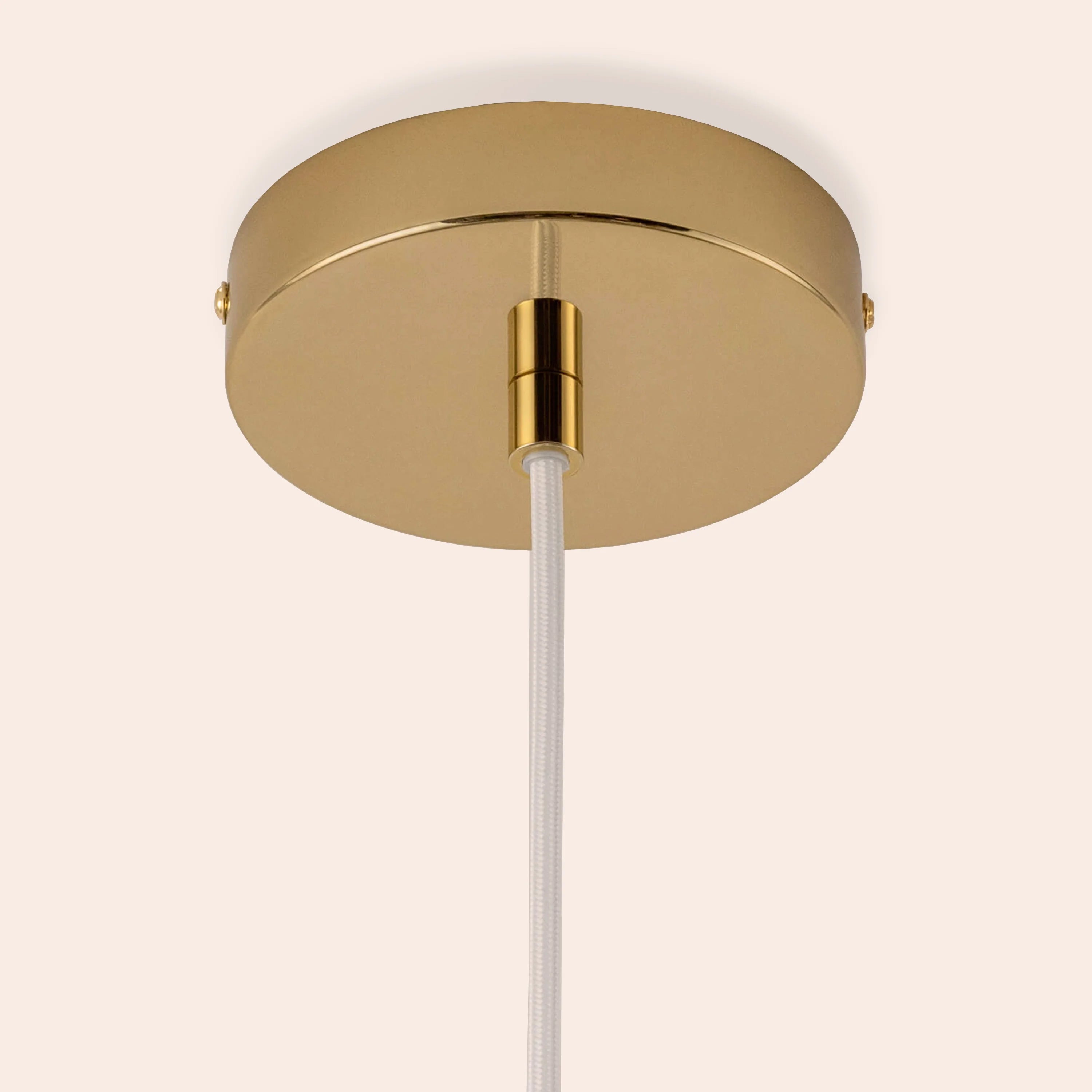 White flower pendant ceiling light