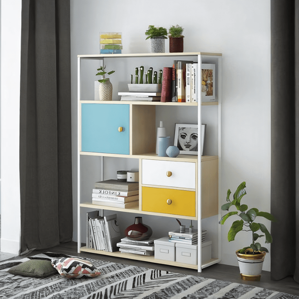 Flower Bookcase, Shelving Unit - Miola