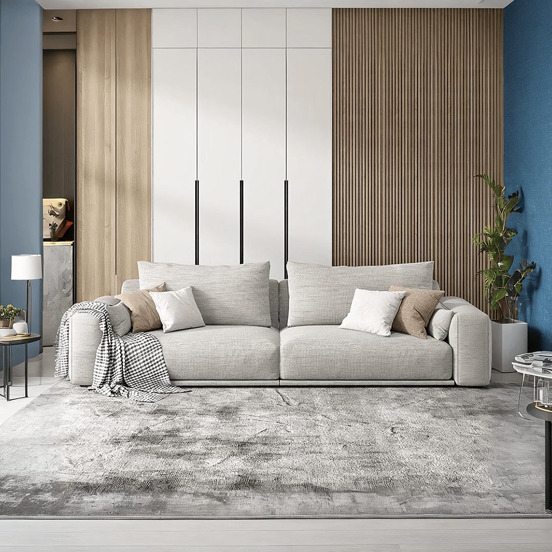 Frances Two Seater Sofa, Cotton Linen - Miola