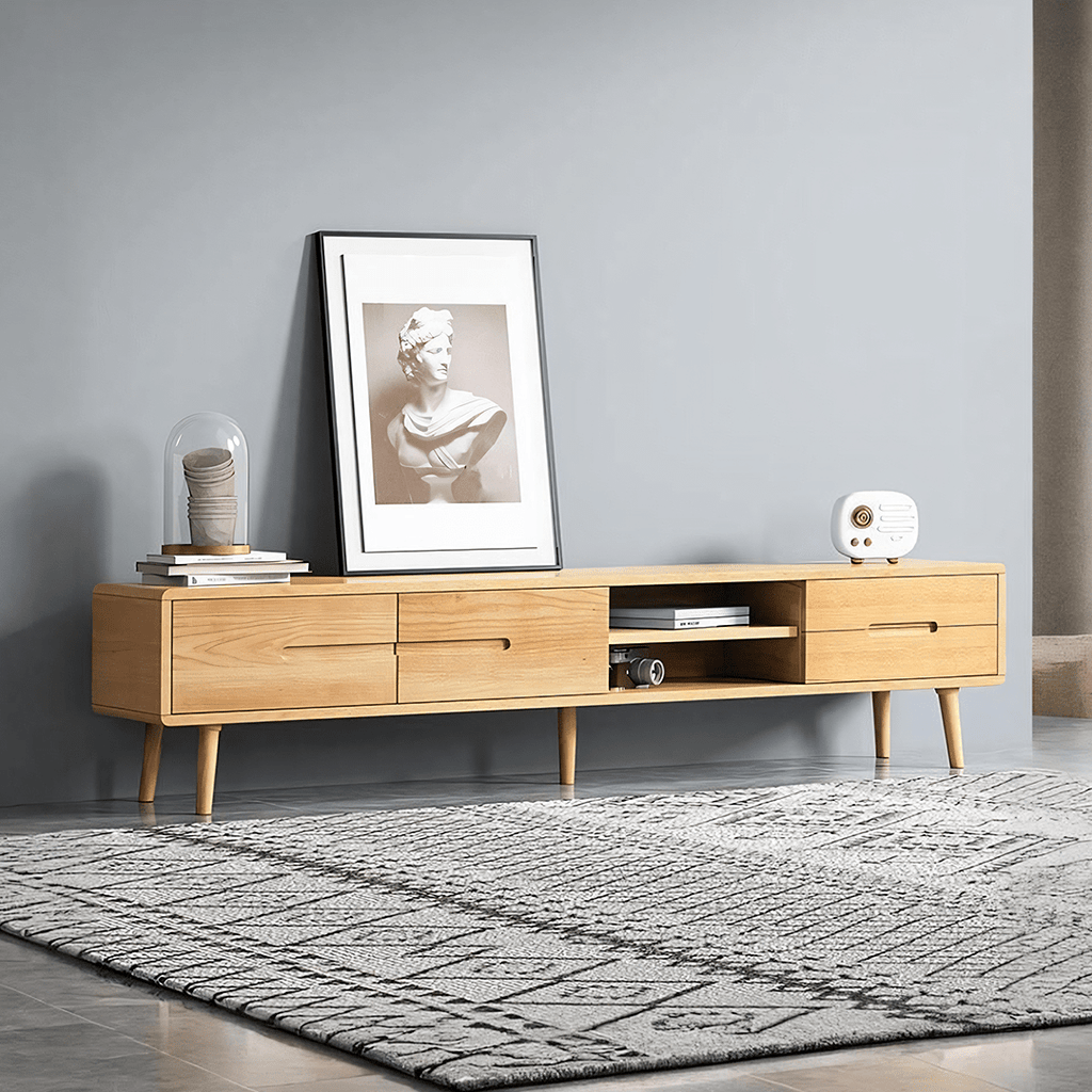 Freddie TV Stand, Ash - Miola
