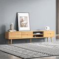 Freddie TV Stand, Ash - Miola