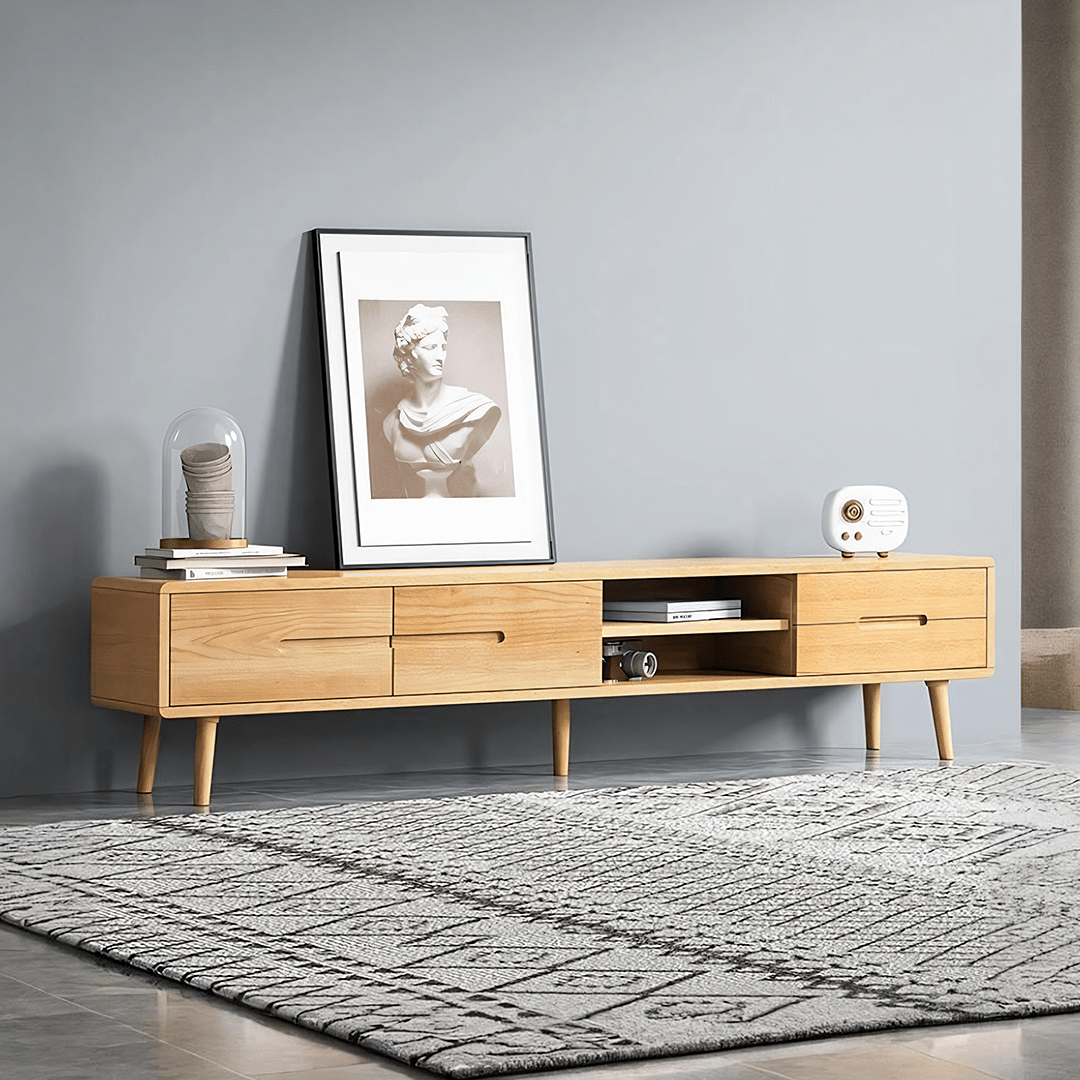 Freddie TV Stand, Ash - Miola