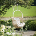 Galilea Rattan Garden Hanging Egg Chair with Stand - Miola