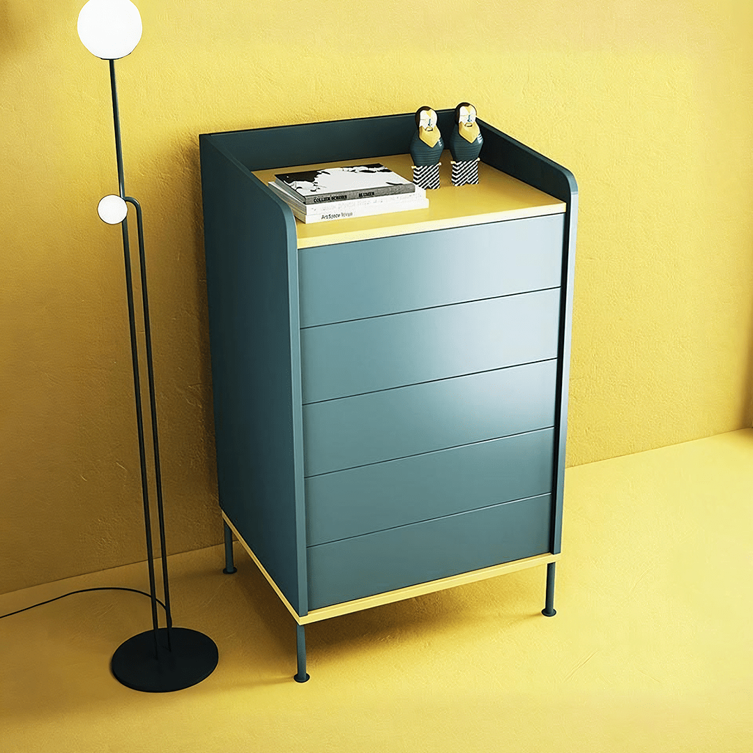 Gordon Chests Of Drawers, Blue - Miola