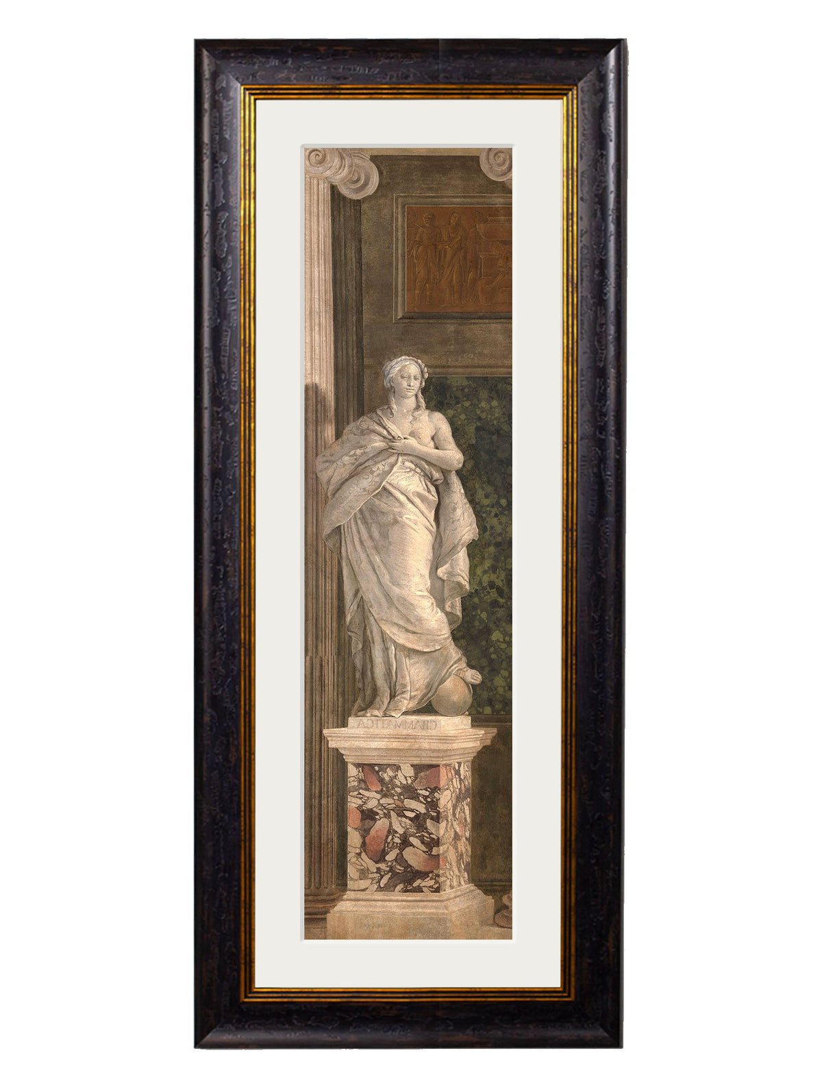c.1760 Allegorical Figures Representing Grammar and Arithmetic