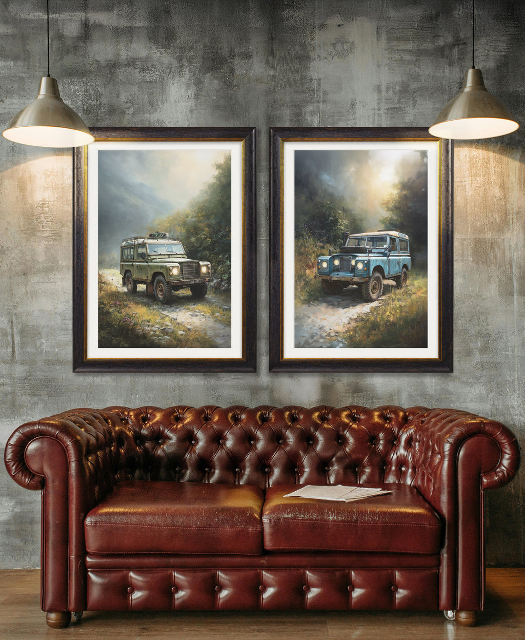 Country Track Defender Blue - Oxford Frame