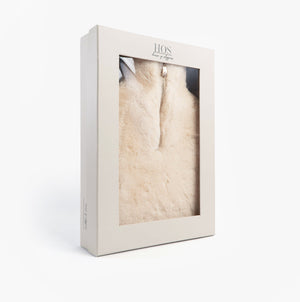 Faux Fur Hot Water Bottle Cover Cream