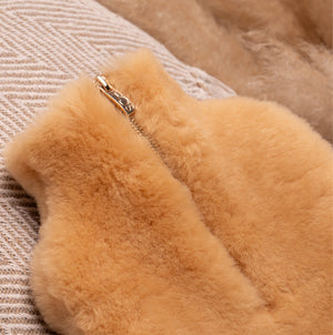 Sheepskin Hot Water Bottle Chestnut