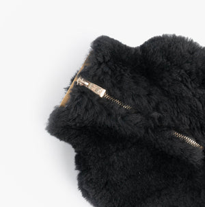 Sheepskin Hot Water Bottle Black