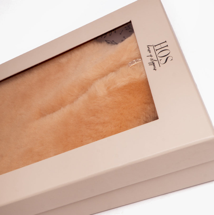 Sheepskin Hot Water Bottle Chestnut