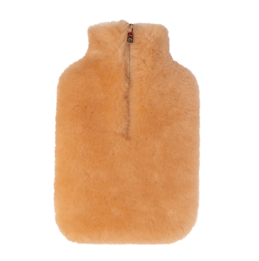 Sheepskin Hot Water Bottle Chestnut