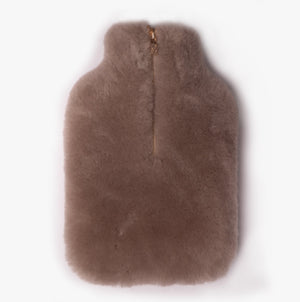 Sheepskin Hot Water Bottle Grey