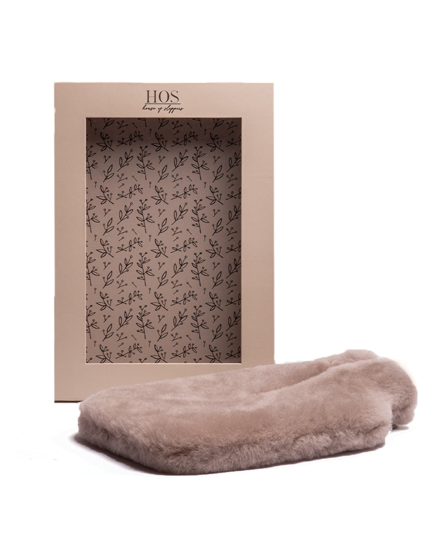 Sheepskin Hot Water Bottle Grey