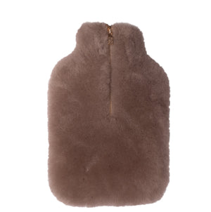 Sheepskin Hot Water Bottle Grey