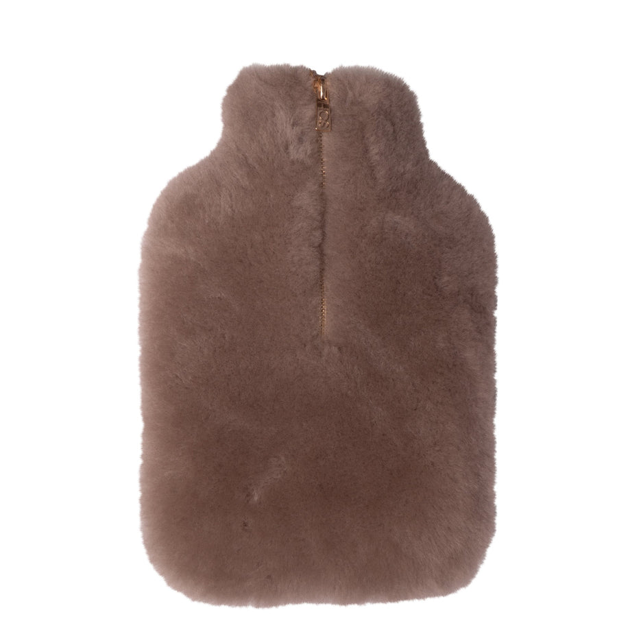 Sheepskin Hot Water Bottle Grey