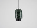Green marble ceiling pendant fitting - Miola