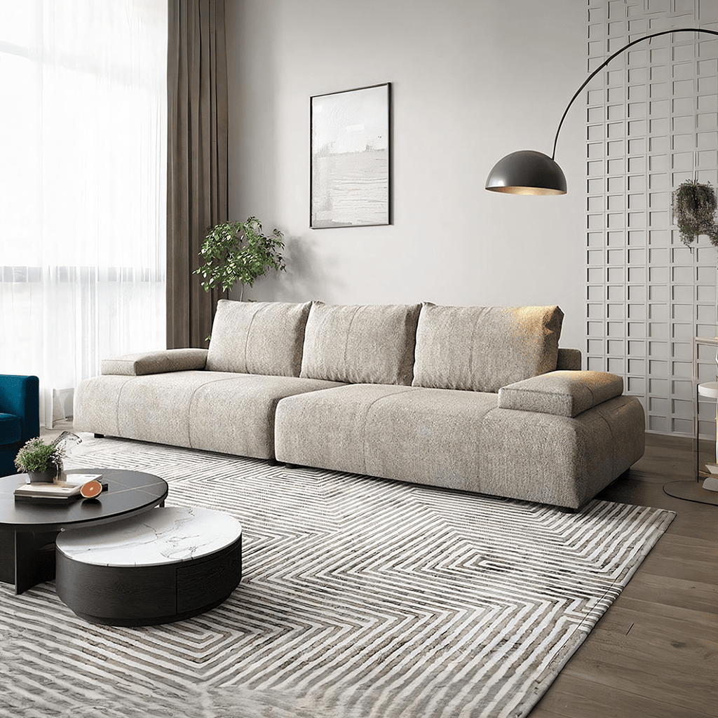Hank L10 Two Seater Sofa, Linen - Miola
