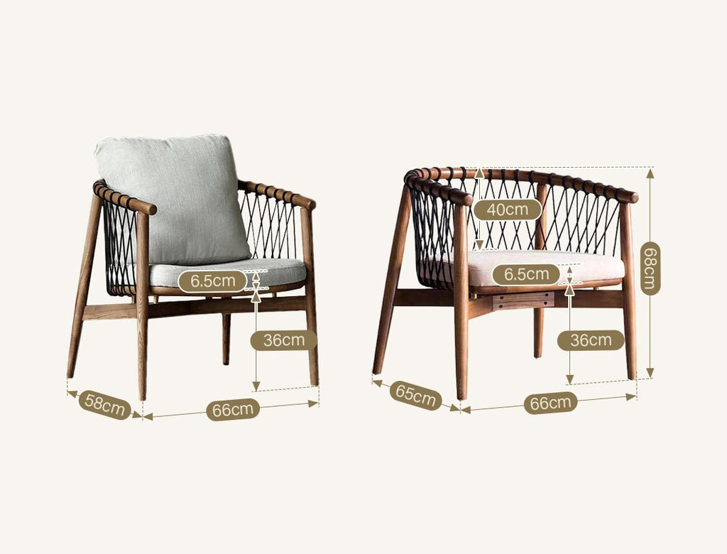 Hans Style AN81 Armchair, Walnut - Miola