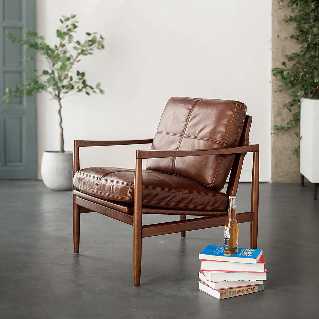 Hans Style CH22 Armchair, Solid Wood - Miola