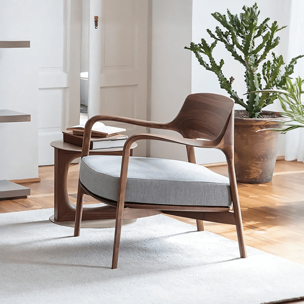 Hans Wegner Inspired Armchair, Dark Oak - Miola