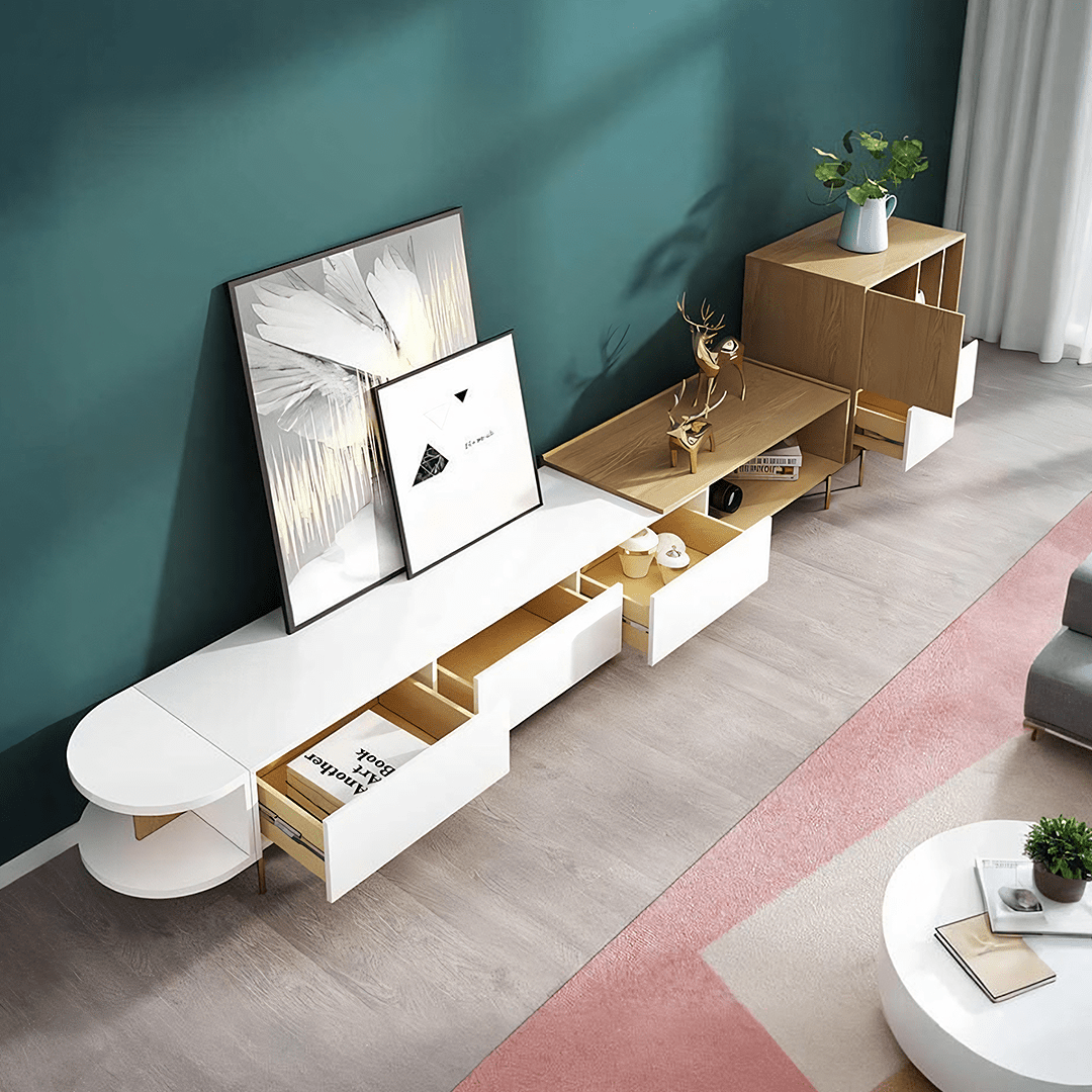 Harper TV Stand, Oak - Miola