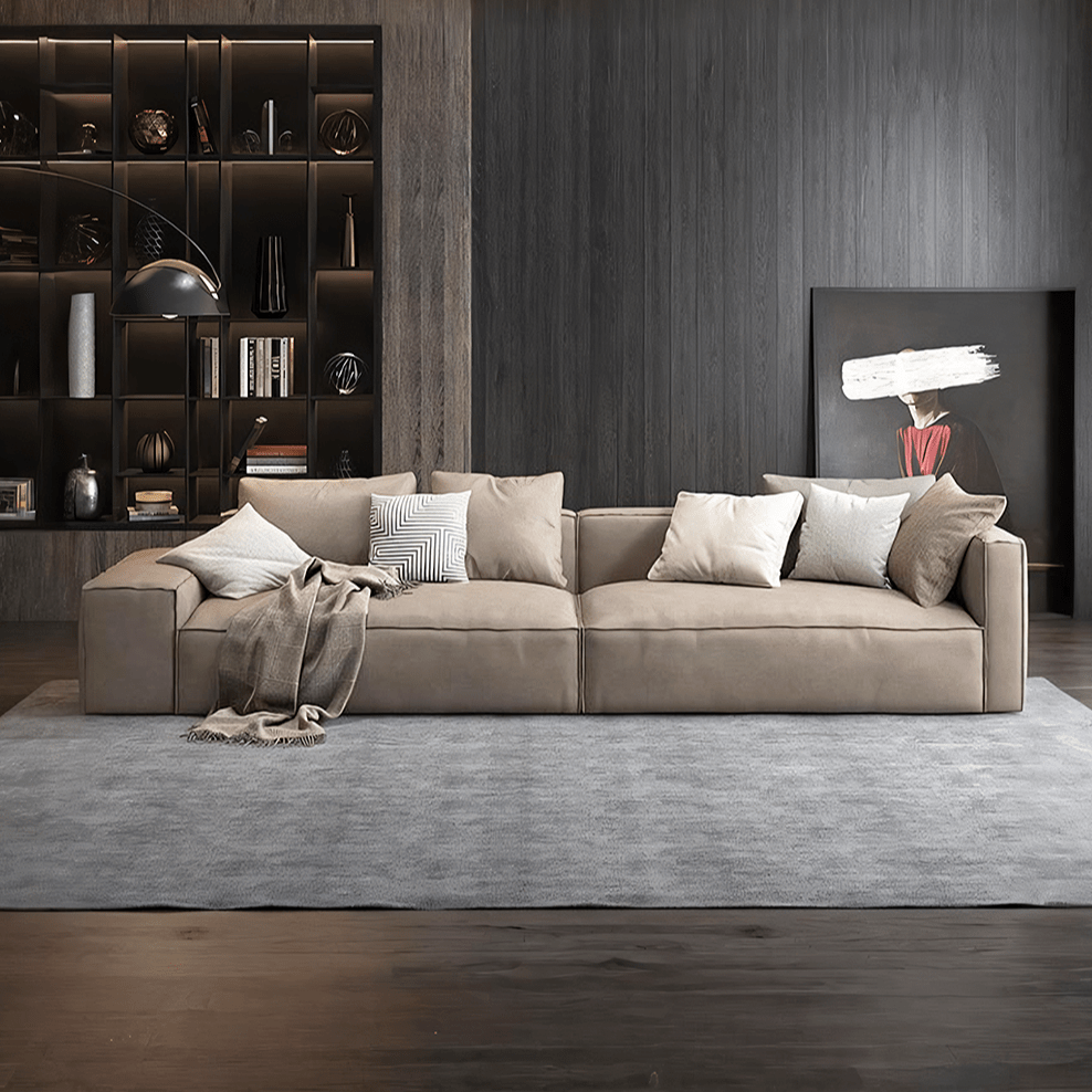 Hartste Three Seater Sofa, Leathaire - Miola