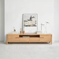 Haygashen Rattan TV Stand, Oak - Miola