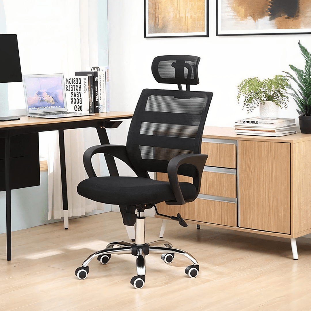 Herman Office Chair, Black - Miola