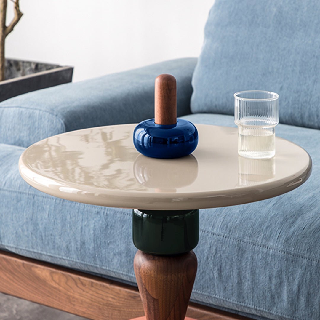 Holborn Pearls Round Side Table - Miola