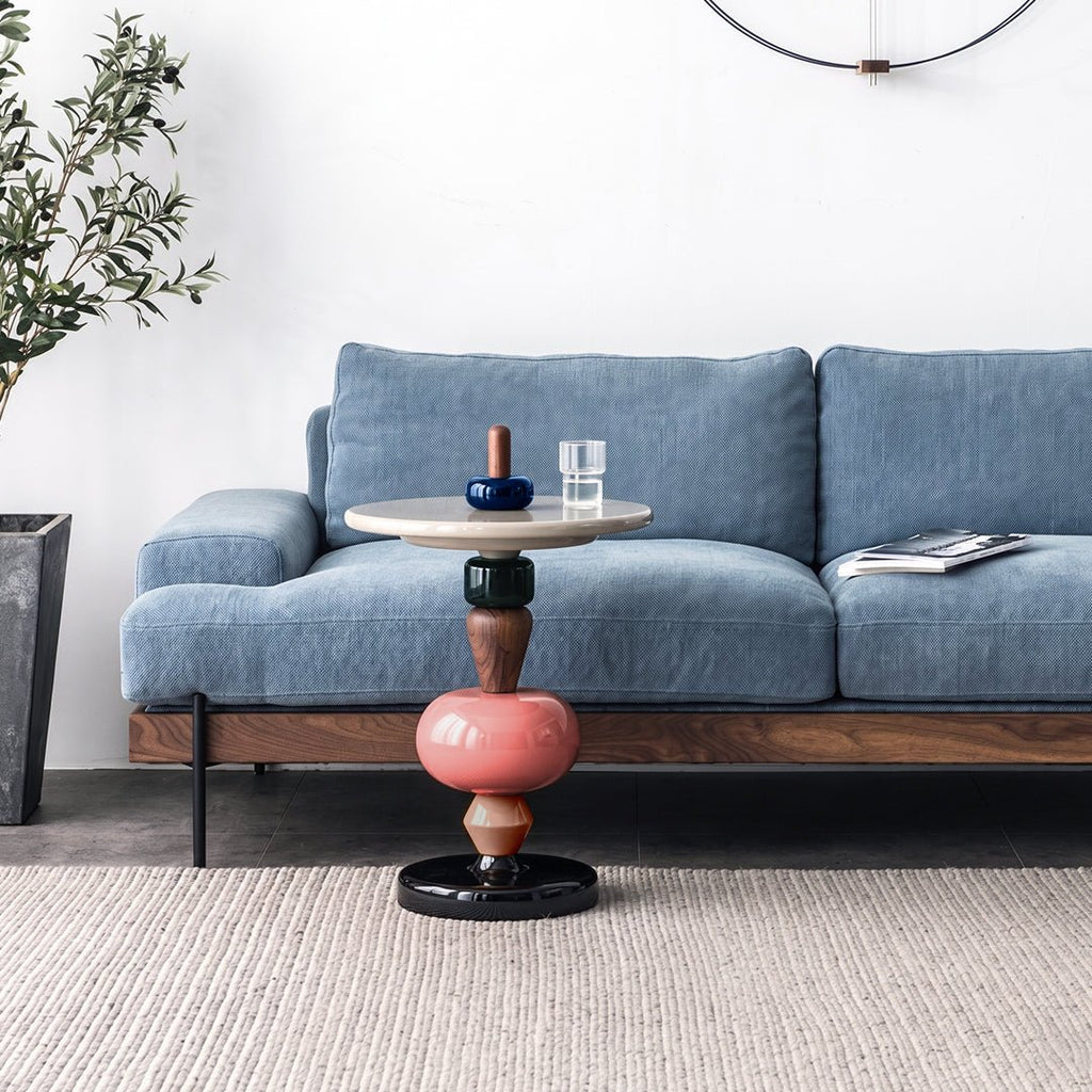 Holborn Pearls Round Side Table - Miola