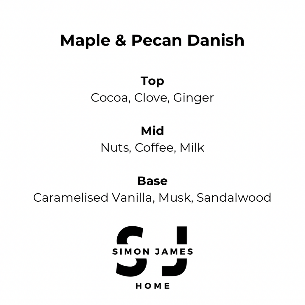 Maple & Pecan Danish Candle - Handmade Soy Wax - Miola