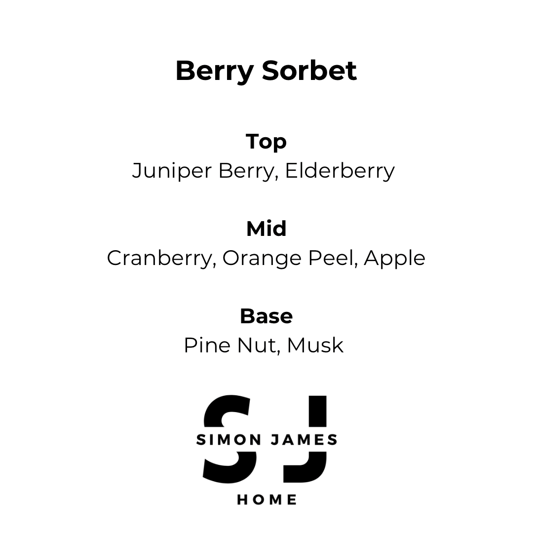 Berry Sorbet Candle - Handmade Soy Wax