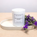 Heliotrope & Suede Candle - Handmade Soy Wax - Miola
