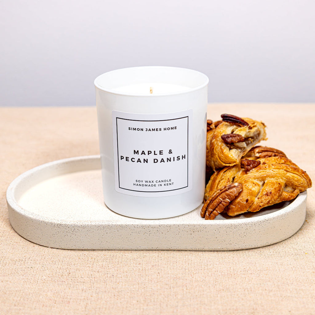 Maple & Pecan Danish Candle - Handmade Soy Wax - Miola