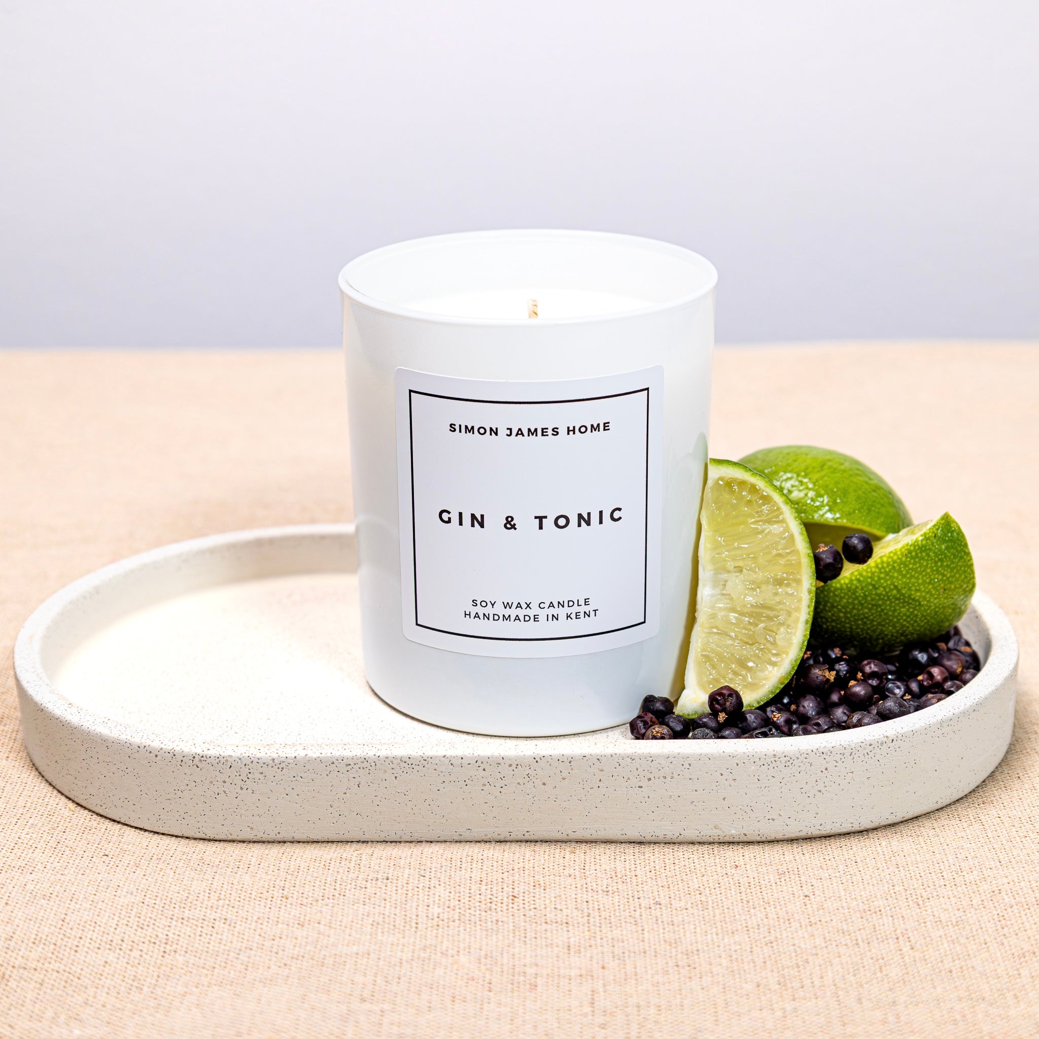 Gin & Tonic Candle - Handmade Soy Wax