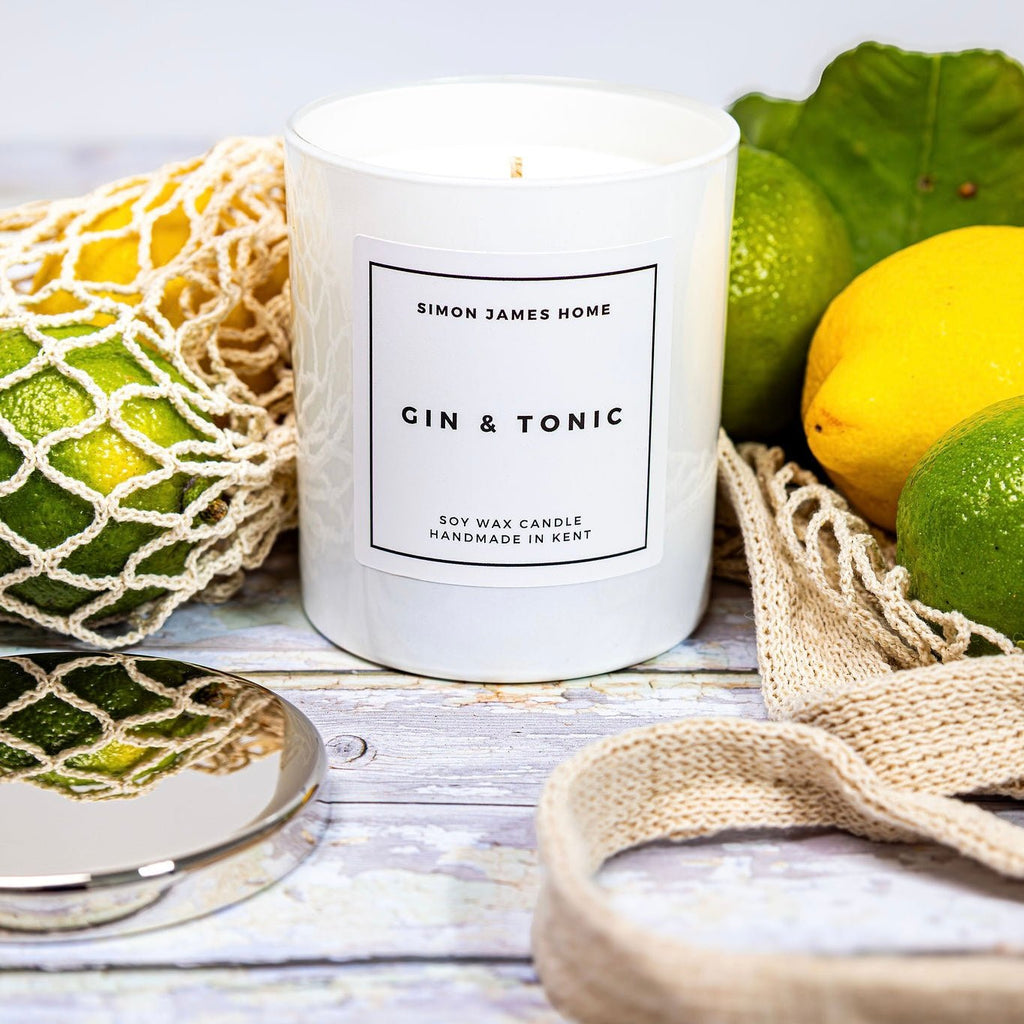 Gin & Tonic Candle - Handmade Soy Wax - Miola
